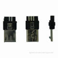 Micro USB 2.0 connectors for USB cable, transmission of data